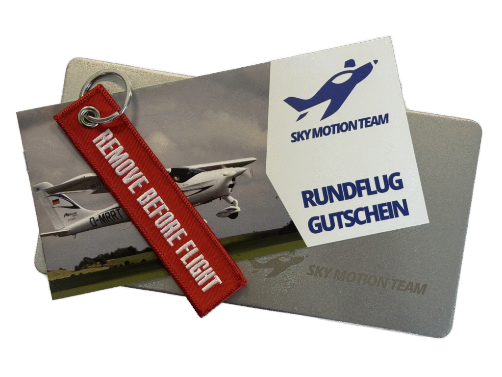 Rundflug Gutschein mit Geschenkbox
